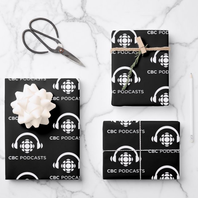 CBC Podcasts Geschenkpapier Set (Vorderseite)