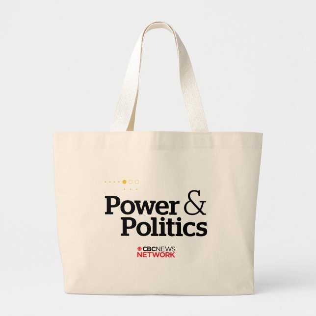 CBC Power & Politik Jumbo Stoffbeutel (Vorne)