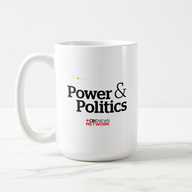 CBC Power & Politik Kaffeetasse (Links)
