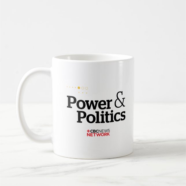CBC Power & Politik Kaffeetasse (Links)