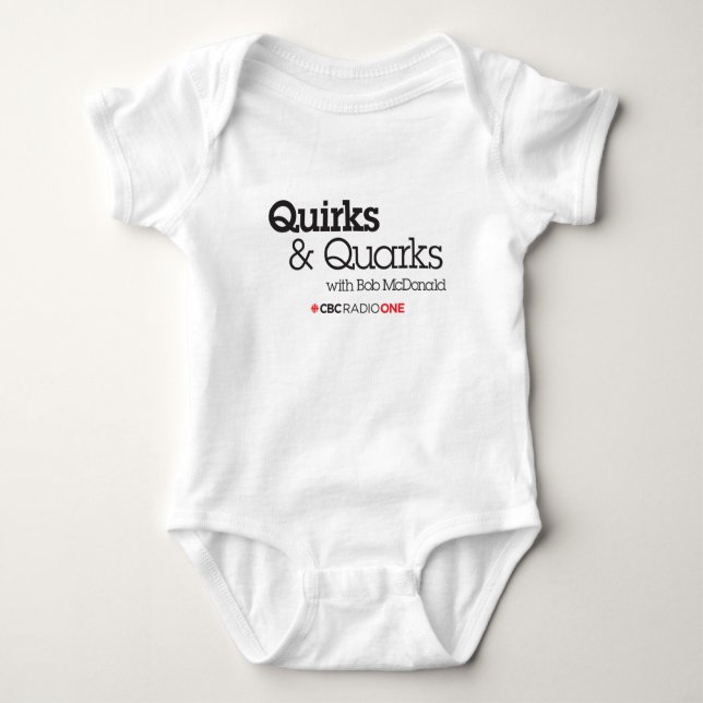 CBC Quirks & Quarks Baby Strampler (Vorderseite)