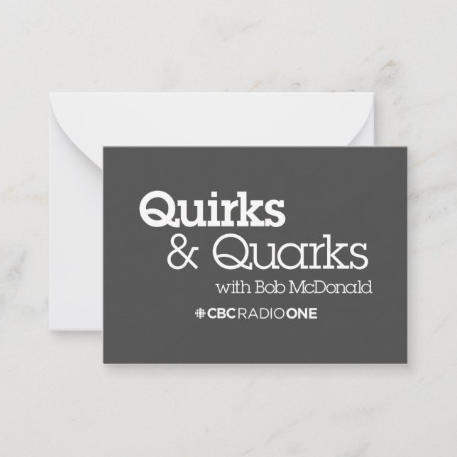CBC Quirks & Quarks Mitteilungskarte (Vorderseite)