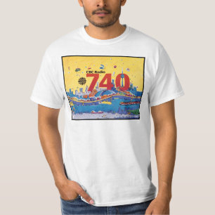 CBC Radio 740 - 1980 Promo-Grafik T-Shirt