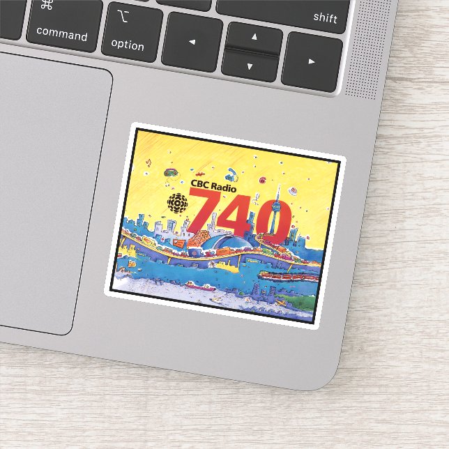 CBC Radio 740 Aufkleber (Detail)