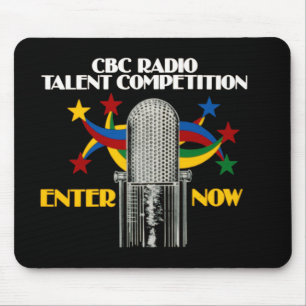 CBC Radio Talent Competition - promo Mousepad