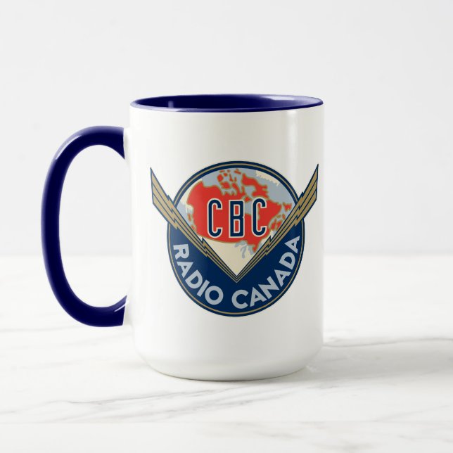 CBC Retro-Logo der 40er Jahre Tasse (Links)