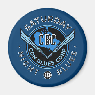 CBC Saturday Night Blues Magnet