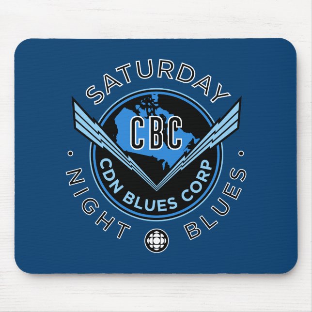 CBC Saturday Night Blues Mousepad (Vorne)