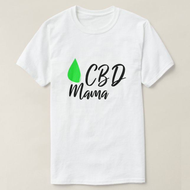 CBD Mutter - CBD T-Shirt (Design vorne)