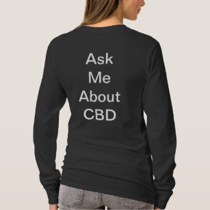 CBD Öl-Shirt fragen mich über CBD Cannabidiol T-Shirt