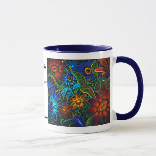 CBjork Avatara-Blumenmuster Tasse
