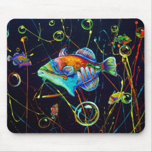 CBjork, hawaiischer Fisch-Riff-Auslöser Mousepad