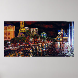 CBjork Las Vegas Wassershow Poster