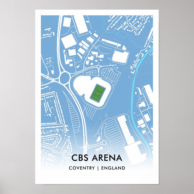 CBS Arena Poster - Zuhause von Coventry City FC, E (Vorne)