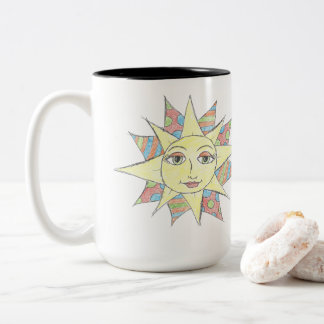 CBS Sunday Morning Sun - Mai 2026 Zweifarbige Tasse