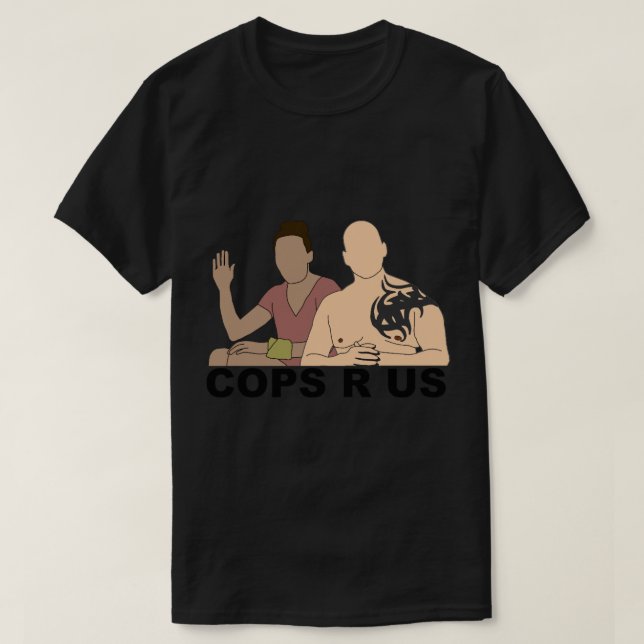 CBS Survivor Sarah &amp_ Tony- Polizisten R T-Shirt (Design vorne)