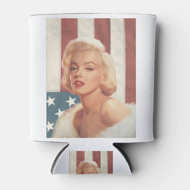 CC15 Marilyn Flag ZAZZ Dosenkühler (Vorderseite)