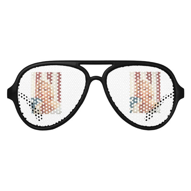 CC15 Marilyn Flag ZAZZ Partybrille (Vorderseite)