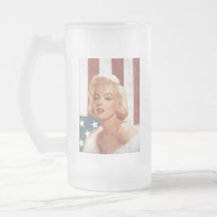 CC15 Marilyn Flagge ZAZZ Mattglas Bierglas