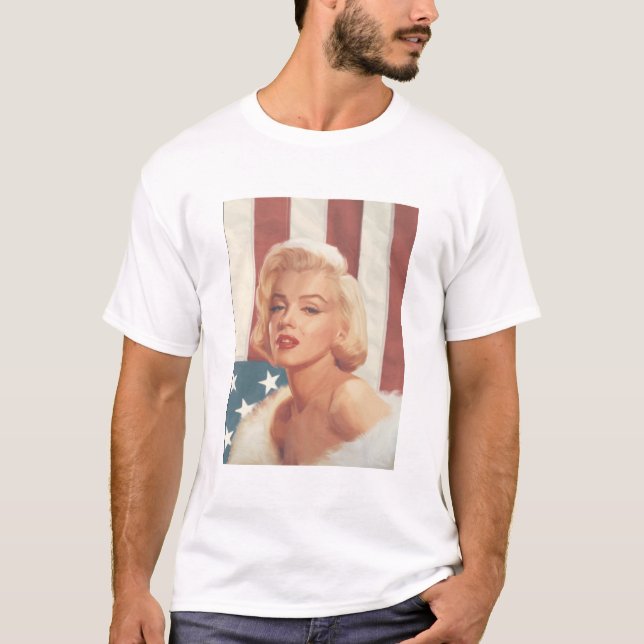 CC15 Marilyn Flagge ZAZZ T-Shirt (Vorderseite)