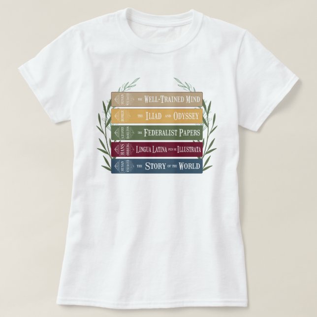 CC Essentials Homeschool Mama CC Gespräche T-Shirt (Design vorne)