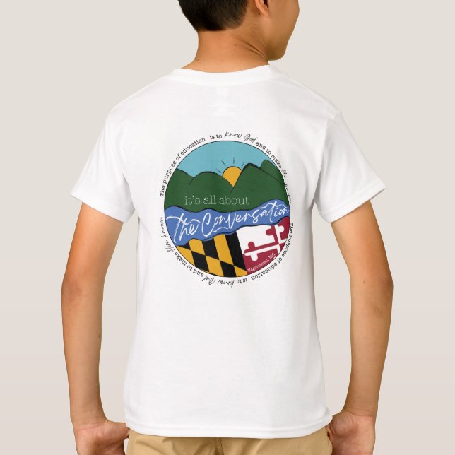 CC-Shirt im Stil 2 schwarz T-Shirt (Rückseite)