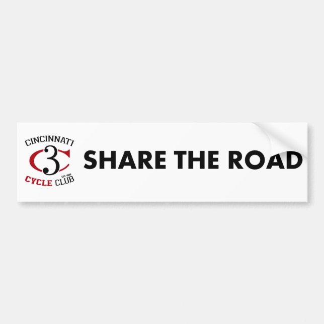 CCC teilen den Straßen-Autoaufkleber Autoaufkleber (Vorne)