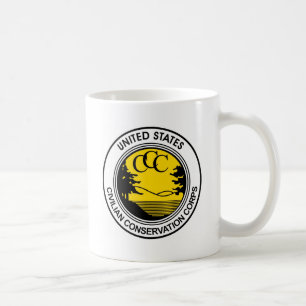 Ccc-Zivilerhaltungs-Korps-Tribut Kaffeetasse