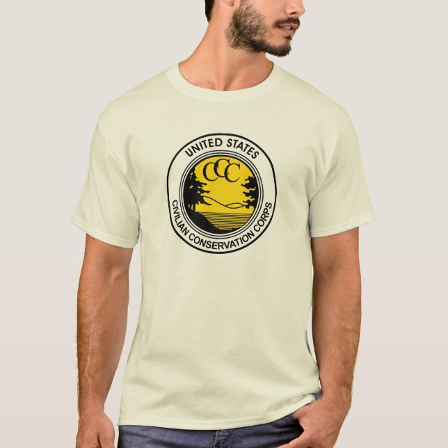 Ccc-Zivilerhaltungs-Korps-Tribut T-Shirt (Vorderseite)