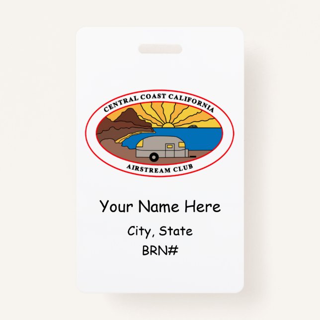 CCCAC Club Name Abzeichen Ausweis (Vorderseite)