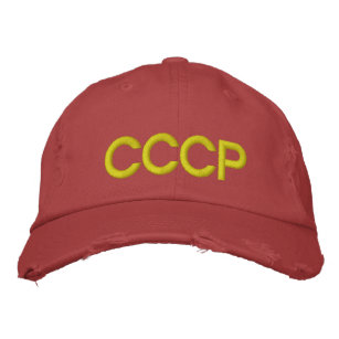 CCCP BESTICKTE BASEBALLKAPPE