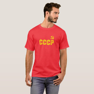 CCCP der grundlegende dunkle T - Shirt Retro und