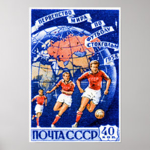CCCP Fußball Poster