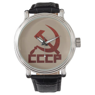 CCCP Hammer & Sickle Armbanduhr