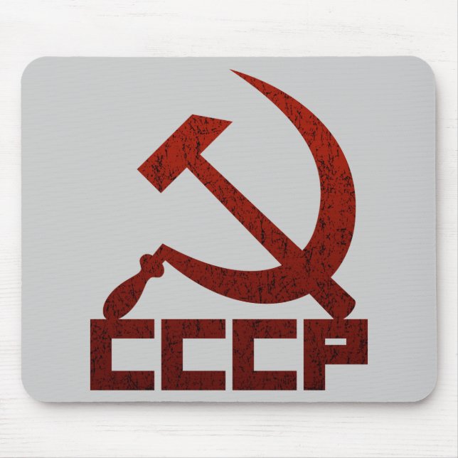 CCCP Hammer u. Sichel Mousepad (Vorne)