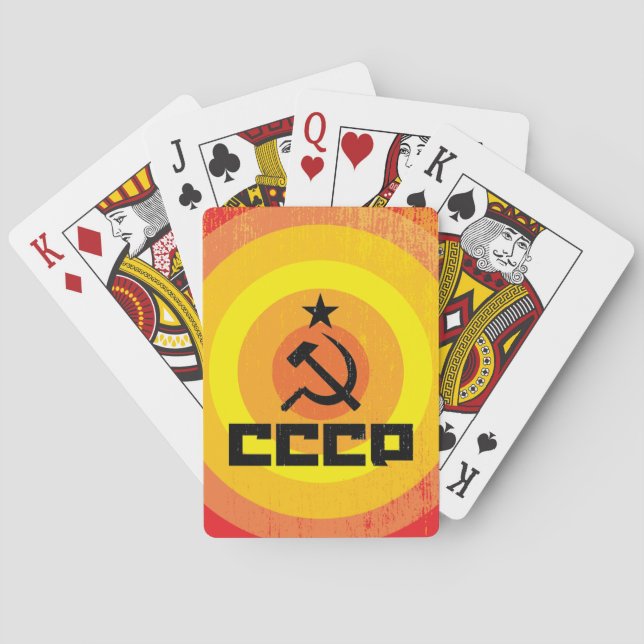 CCCP Klassische Spielkarten (Rückseite)