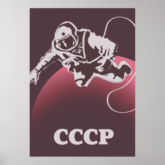 CCCP Kosmonaut Poster (Vorne)