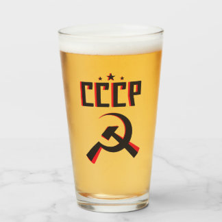 CCCP Pint-ski Glas