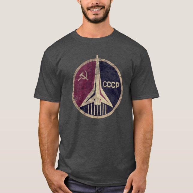 CCCP Rocket Emblem T-Shirt (Vorderseite)