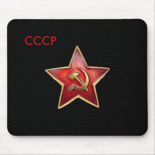 CCCP roter Stern Mousepad