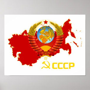 CCCP - Sowjetunion - Gewerkschaft Poster