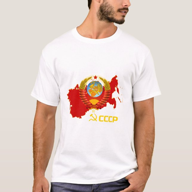 CCCP - Sowjetunion - Gewerkschaft T-Shirt (Vorderseite)