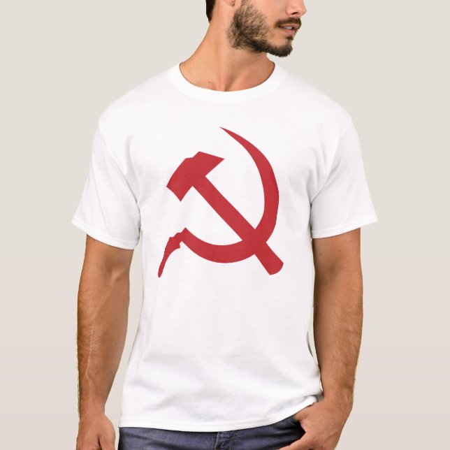 cccp UDSSR-Hammer und Sichel T-Shirt (Vorderseite)