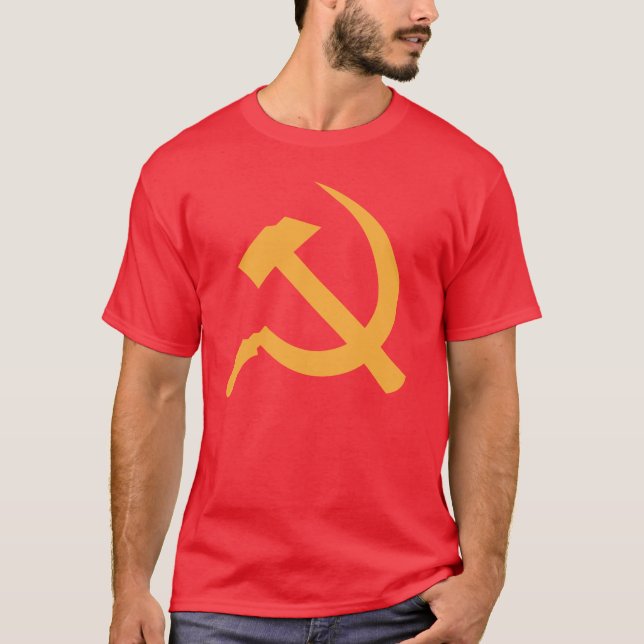 cccp UDSSR-Hammer und Sichel T-Shirt (Vorderseite)