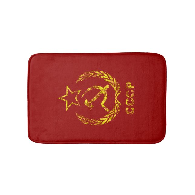 CCCP UDSSR Kommunist benutzte Bad-Matten Badematte (Vorderseite)