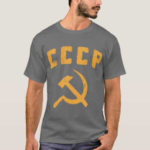 cccp Vintager Russe-UDSSRhammer und -sichel T-Shirt
