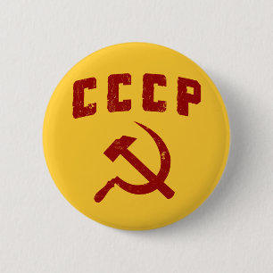 cccp Vintager UDSSRhammer und -sichel Button