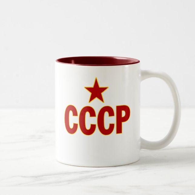 CCCP ZWEIFARBIGE TASSE (Rechts)