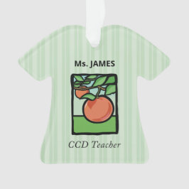 CCD Lehrer Danke, Apple Ornament