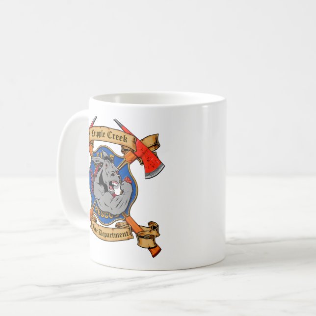 CCFD Kampf-Esel-Kaffeetasse Kaffeetasse (Vorderseite Links)